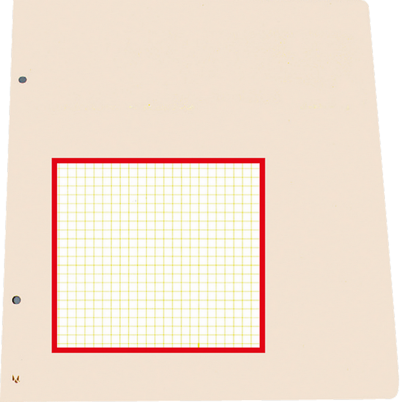 Blancoblätter leicht gelblich mit Netzunterdruck