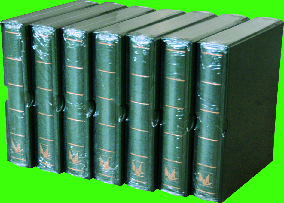 Universal-Album grün, Originalkarton (7 Stk.)