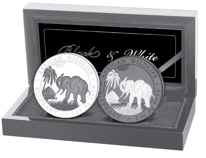 2017, Elefanten-Münzenset, Somalia