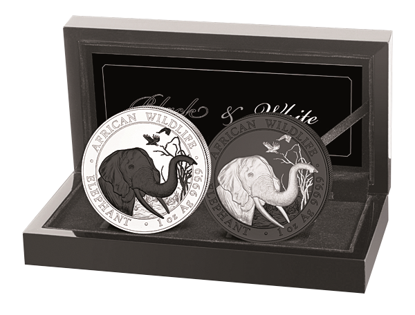 2018, Elefanten-Münzenset, Somalia