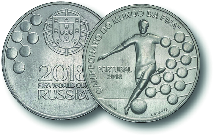 2,50 Euro "Fussball WM in Russland", Portugal