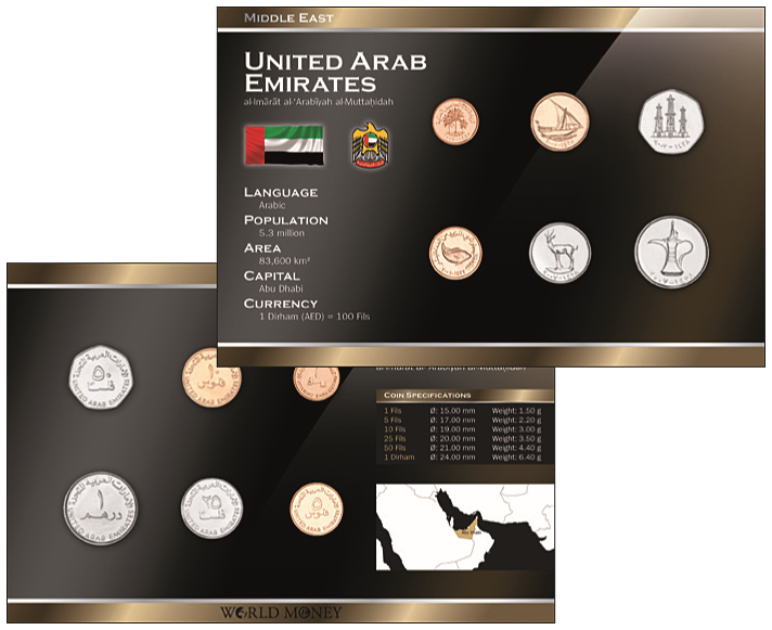 Kursmünzensatz, Arabische Emirate