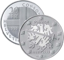 1999, 20 Fr. Gedenkmünze &quot;500 Jahre Schlacht bei Dornach&quot;
