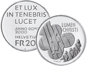 2000, 20 Fr. Gedenkmünze &quot;Lumen Christi&quot;