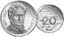 2001, 20 Fr. Gedenkmünze "Johanna Spyri"