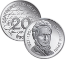 2001, 20 Fr. Gedenkmünze "Johanna Spyri"