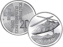 2002, 20 Fr. Gedenkmünze &quot;50 Jahre Rettungsflugwacht&quot;