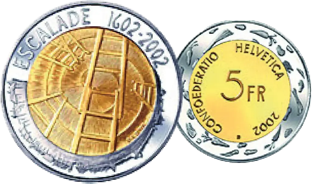 2002, 5 Fr. Gedenkmünze "400 Jahre Escalade"