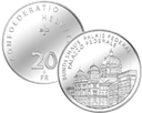 2006, 20 Fr. Gedenkmünze &quot;Bundeshaus&quot;