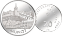 2007, 20 Fr. Gedenkmünze &quot;Munot Schaffhausen&quot;
