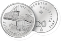 2012, 20 Fr. Gedenkmünze "100 Jahre Jungfraubahn"