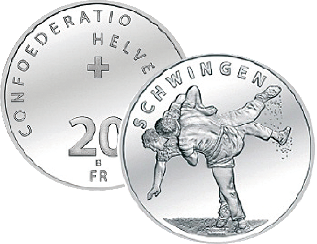 2013, 20 Fr. Gedenkmünze &quot;Schwingen&quot;