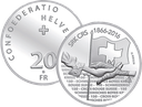 2016, 20 Fr. Gedenkmünze &quot;150 Jahre Schweizerisches Rotes Kreuz&quot;