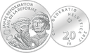 2017, 20 Fr. Gedenkmünze "500 Jahre Reformation"