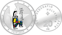 2019, 20 Fr. Gedenkmünze "100 Jahre Circus Knie"