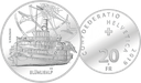 2019, 20 Fr. Gedenkmünze &quot;Dampfschiff Blümlisalp&quot;
