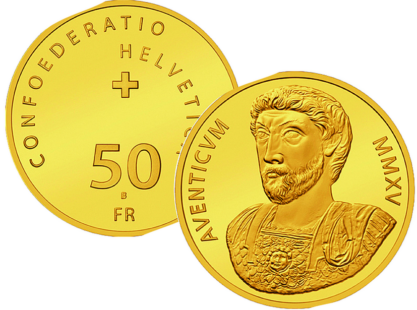 2015, 50 Fr. Gedenkmünze "2000 Jahre Aventicum"