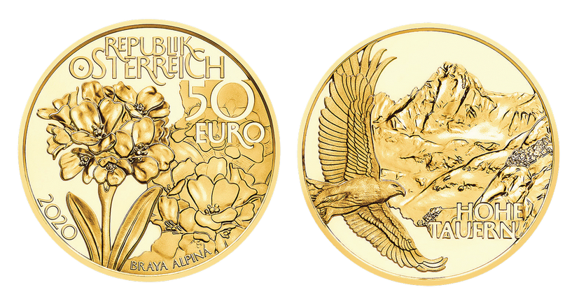 2020, 50 Euro "Hohe Tauern", Österreich