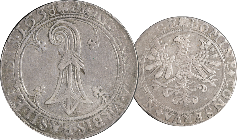 1638, Taler Stadt Basel