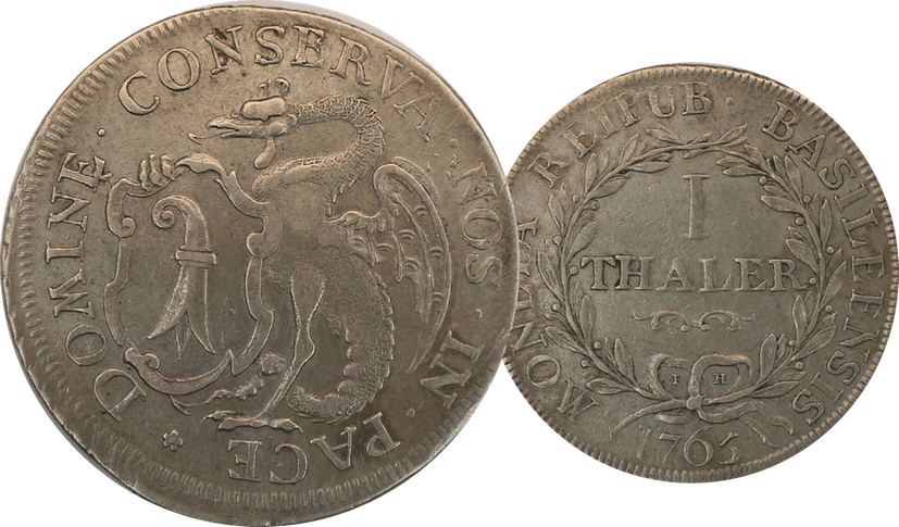 1765, Taler Basel