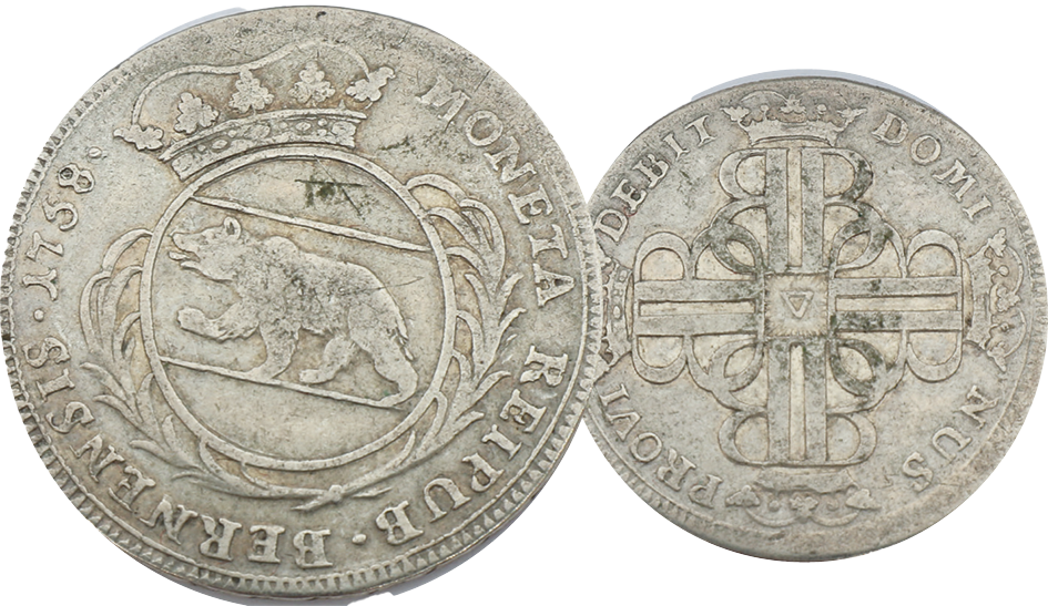 1757-1797, Vierteltaler Bern
