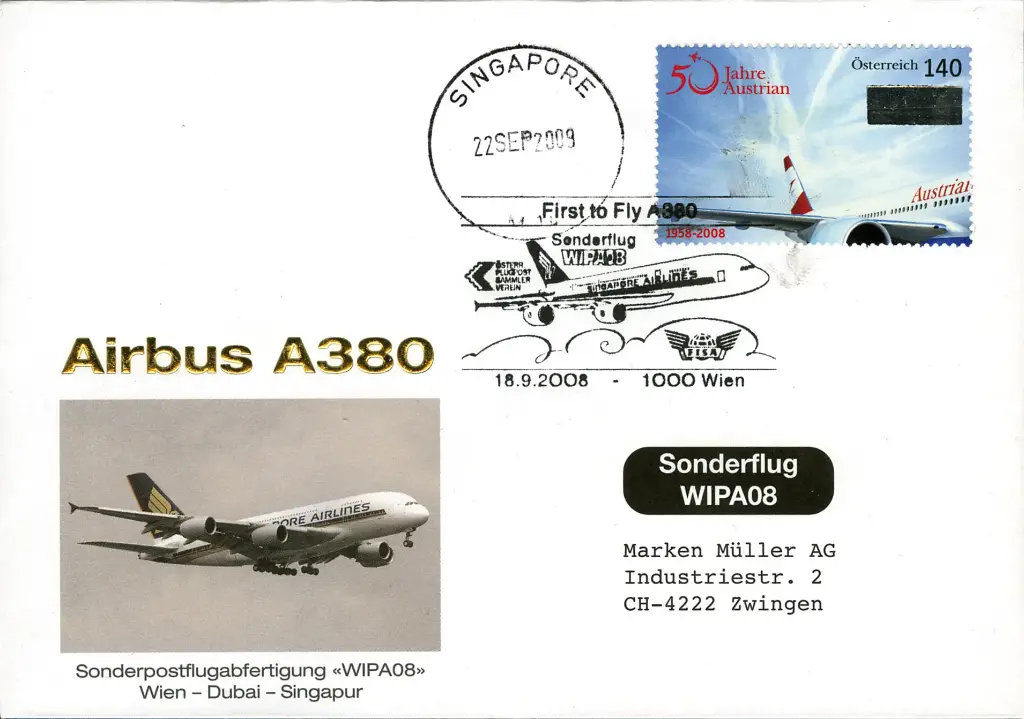 2009, Sonderpostabfertigung der WIPA 08