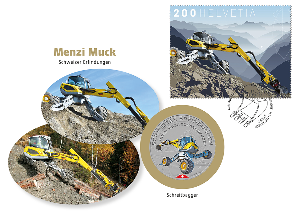 2021, Schweizer Erfindungen - Menzi Muck