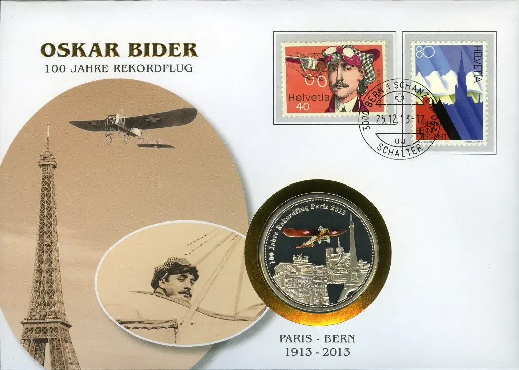 2013, Oskar Bider "Rekordflug Paris - Bern"