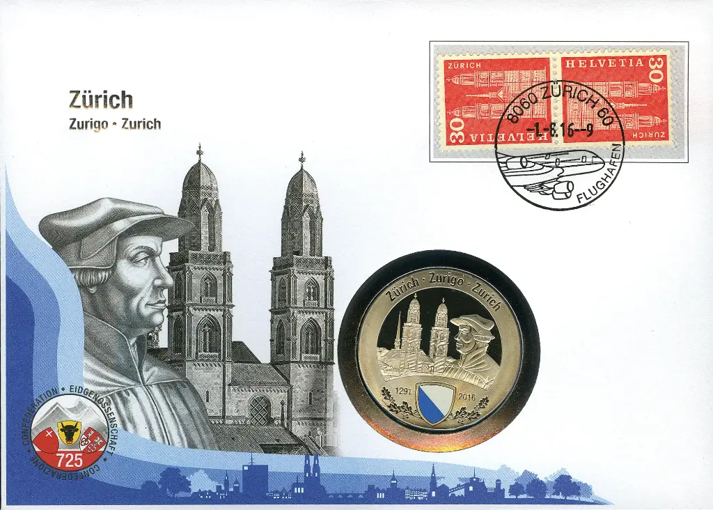 2016, 725 Jahre Eidgenossenschaft - Kanton Zürich
