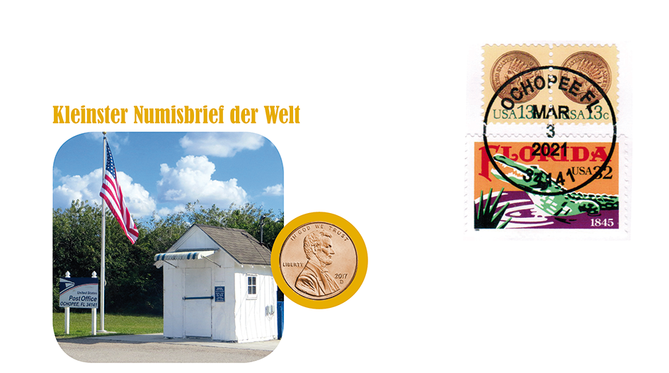 2021, Kleinster Numisbeleg der Welt