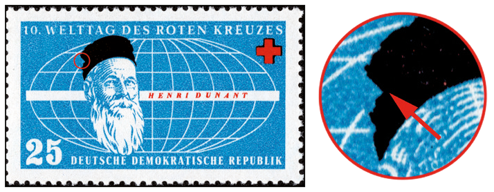 Rotes Kreuz, Hut links eingekerbt