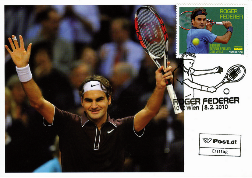 Roger Federer - Maximumkarte von Österreich