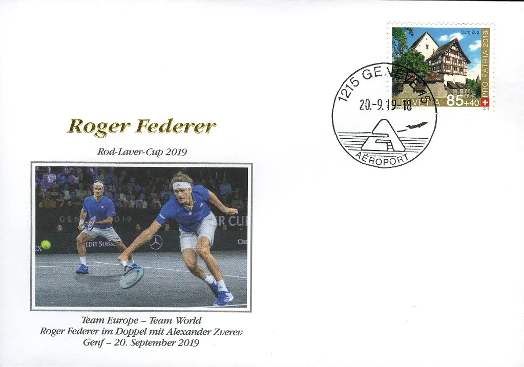 Rod Laver Cup - Roger Federer im Doppel