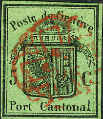 1848, Grosser Adler, dunkelgrün