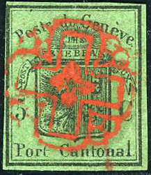 1848, Grosser Adler, dunkelgrün