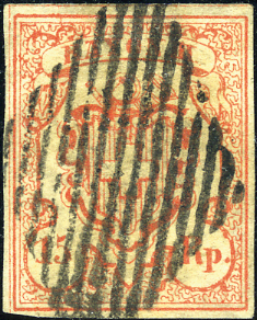 15 Rp. ziegelrot, Type 7