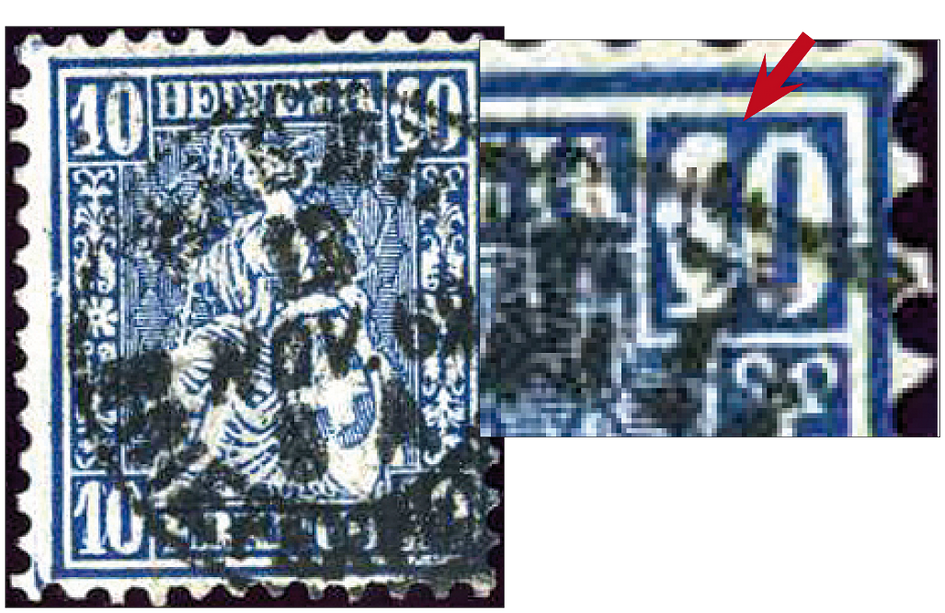 10 Rp. blau