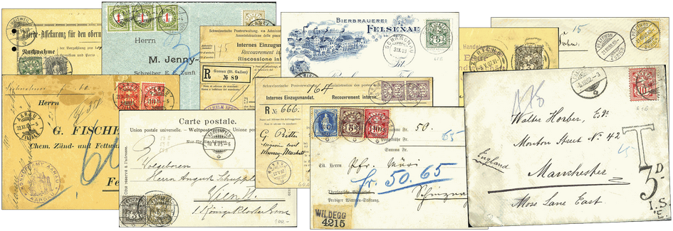 1882-1907 Ziffern-Kollektion