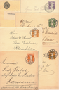 1905-1928, Kollektion mit Schweizer Streifbändern