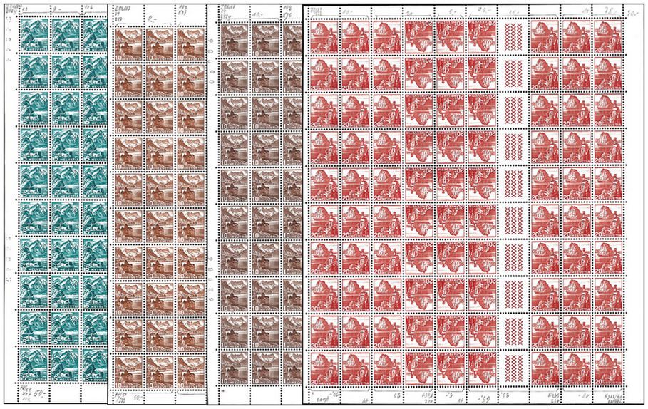 1936-1942, Landschaften und Schloss Chillon