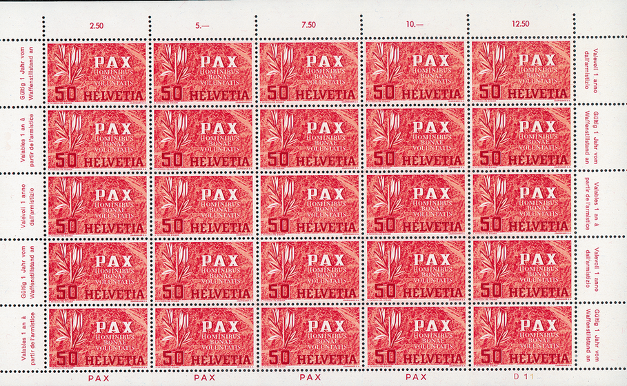 50 Rp. Olivenzweig