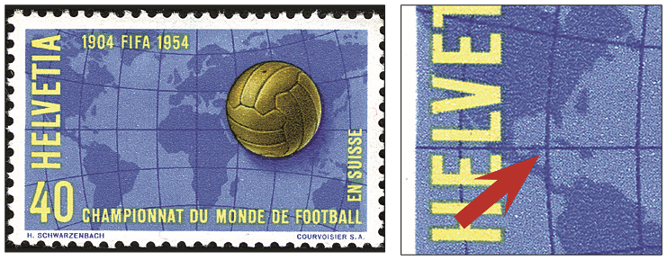 40 Rp. Fussball-WM, "Insel Atlantis"