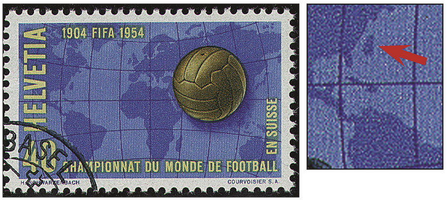 40 Rp. Fussball-WM, "Insel Atlantis"