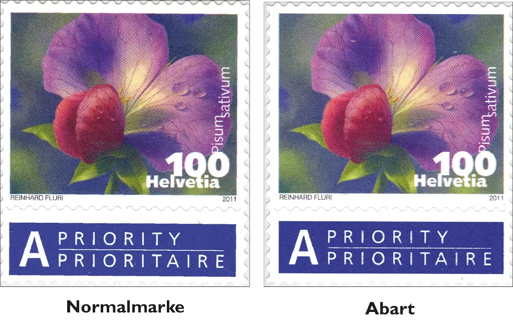 100 Rp. Kiefelerbse, "Leichte Verschiebung der Druckfarben"