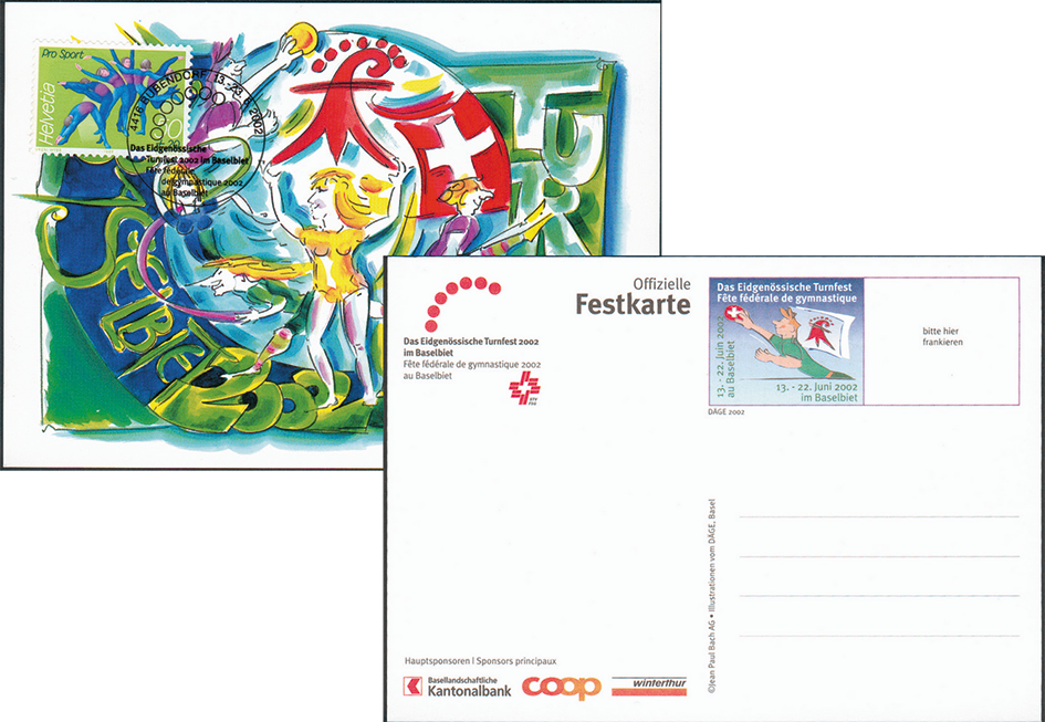 2002, Turnerkarte Eidgenössisches Turnfest