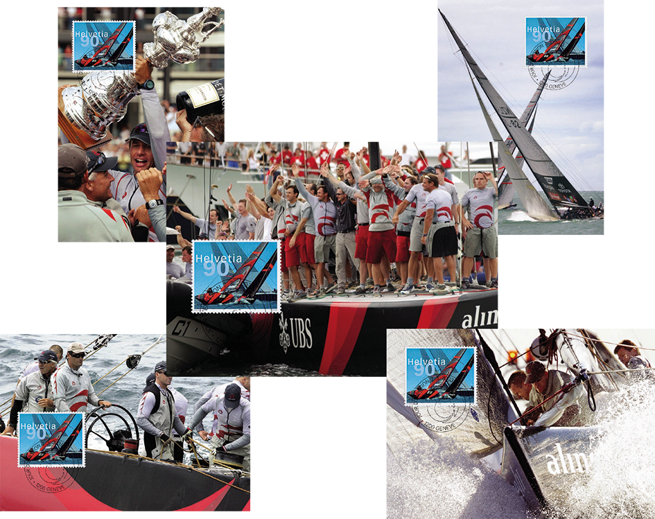 2003, Alinghi Switzerland Souvenirkarten