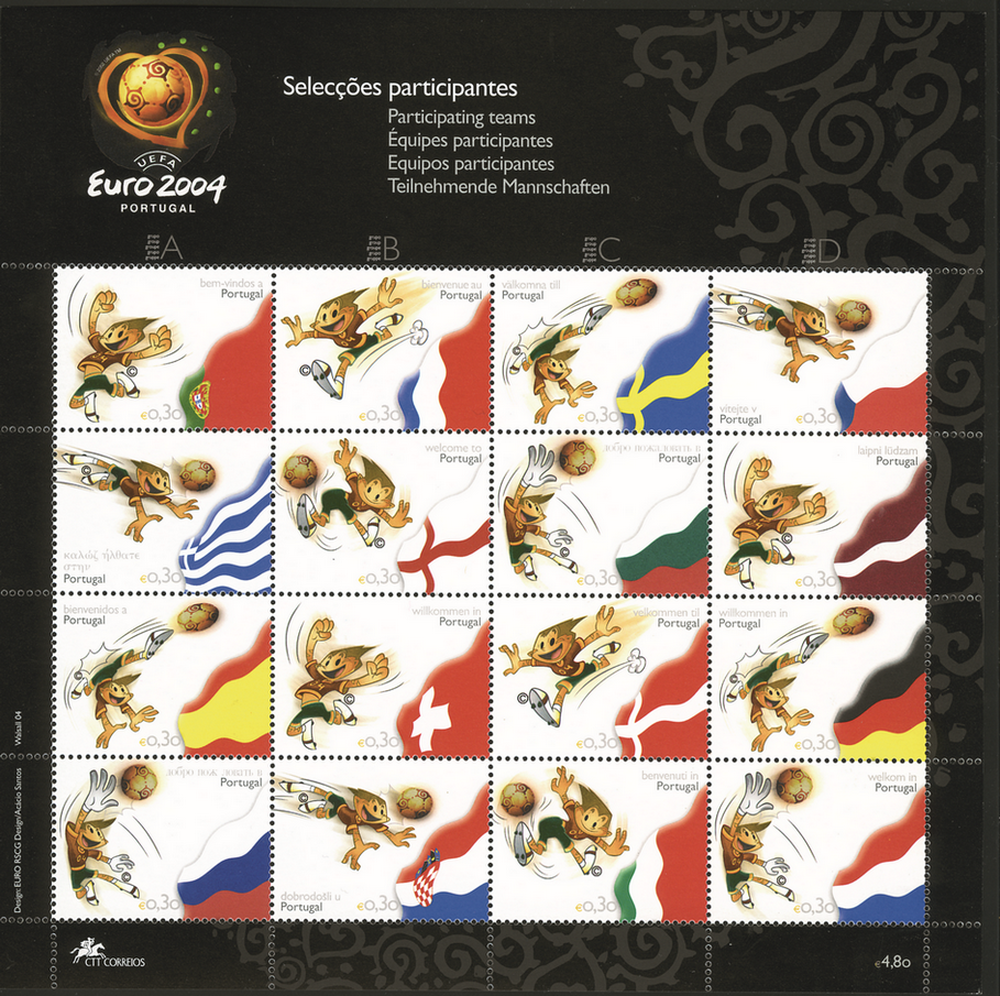 2004, Fussball-EM, Teams