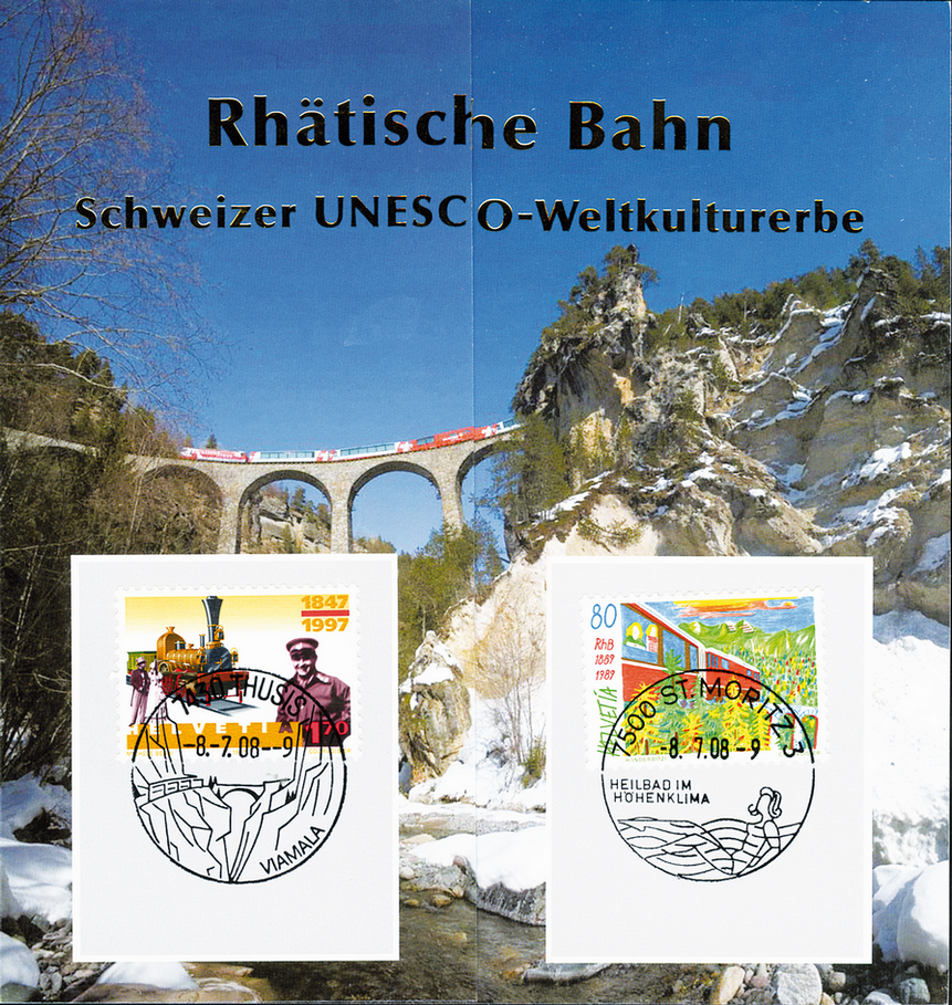 2008, UNESCO Weltkulturerbe Rhätische Bahn