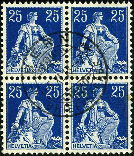 25 Rp. blau-hellblau