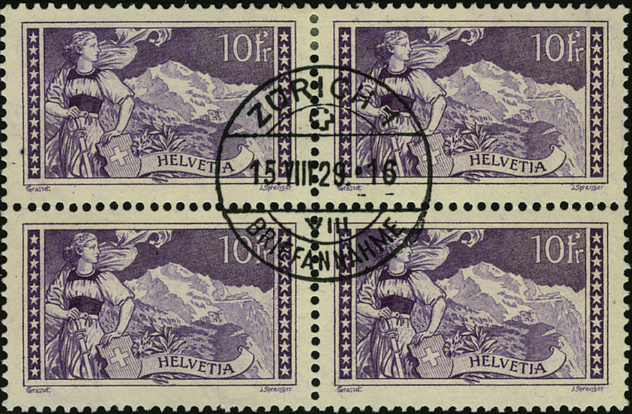 10 Fr. Jungfrau, dunkellila